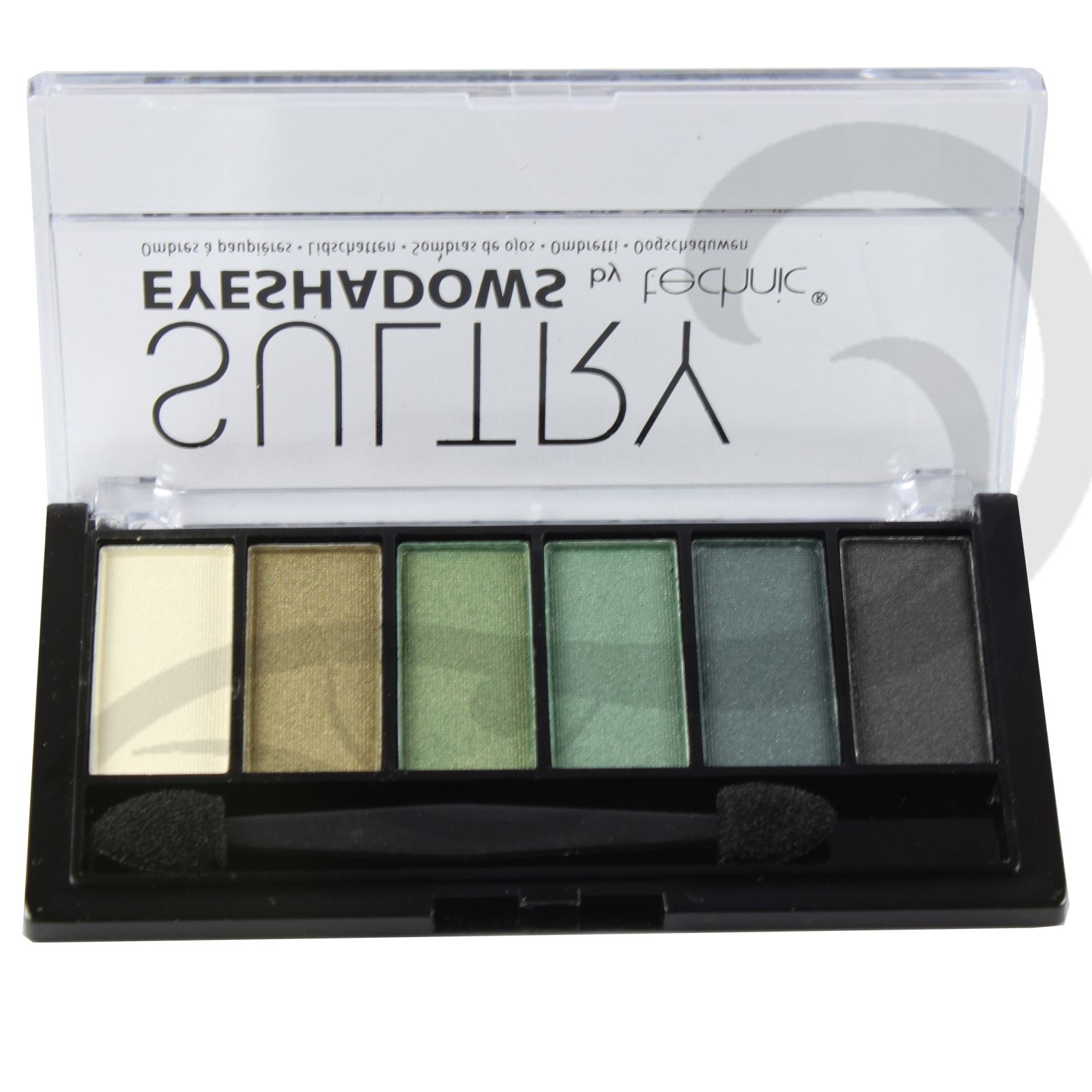 Technic Eyeshadow Palette Nude Bronze Glitter Shimmer & Matte Smokey