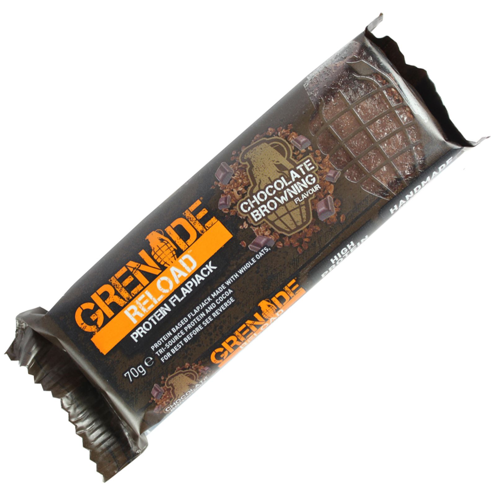 Grenade 70g Reload Protein Flapjack Energy Bar All Flavours & Mixed