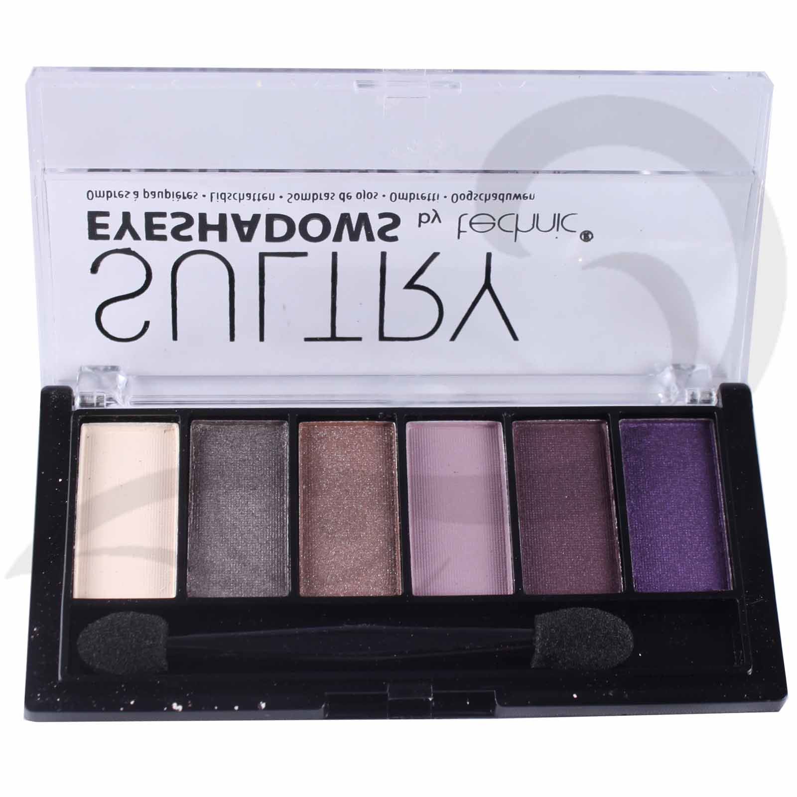 Technic Eyeshadow Palette Nude Bronze Glitter Shimmer & Matte Smokey