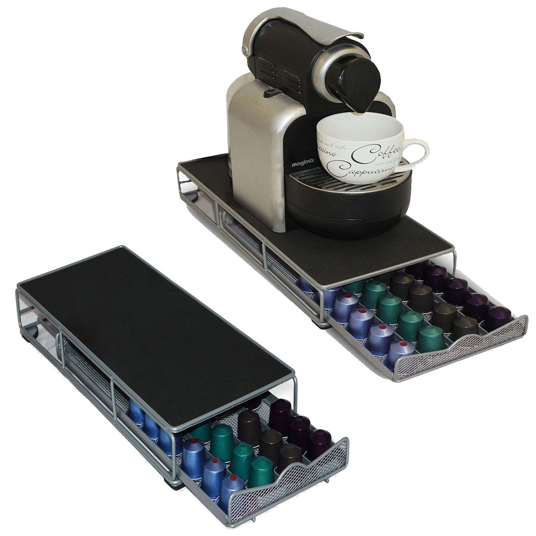 48 Pod Nespresso Coffee Capsule Holder Stand Storage Dispenser Machine