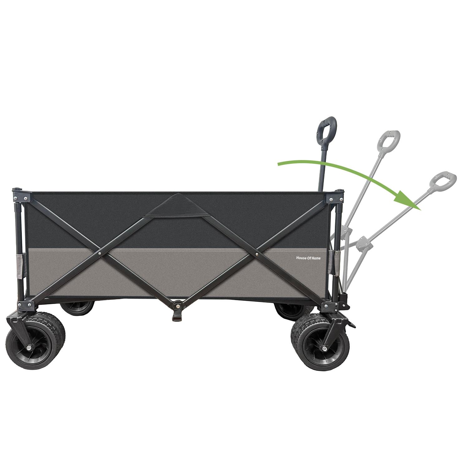Foldable Utility Trolley Garden Home Camping Festivals Collapsible Cart 3 Sizes - Picture 13 of 33