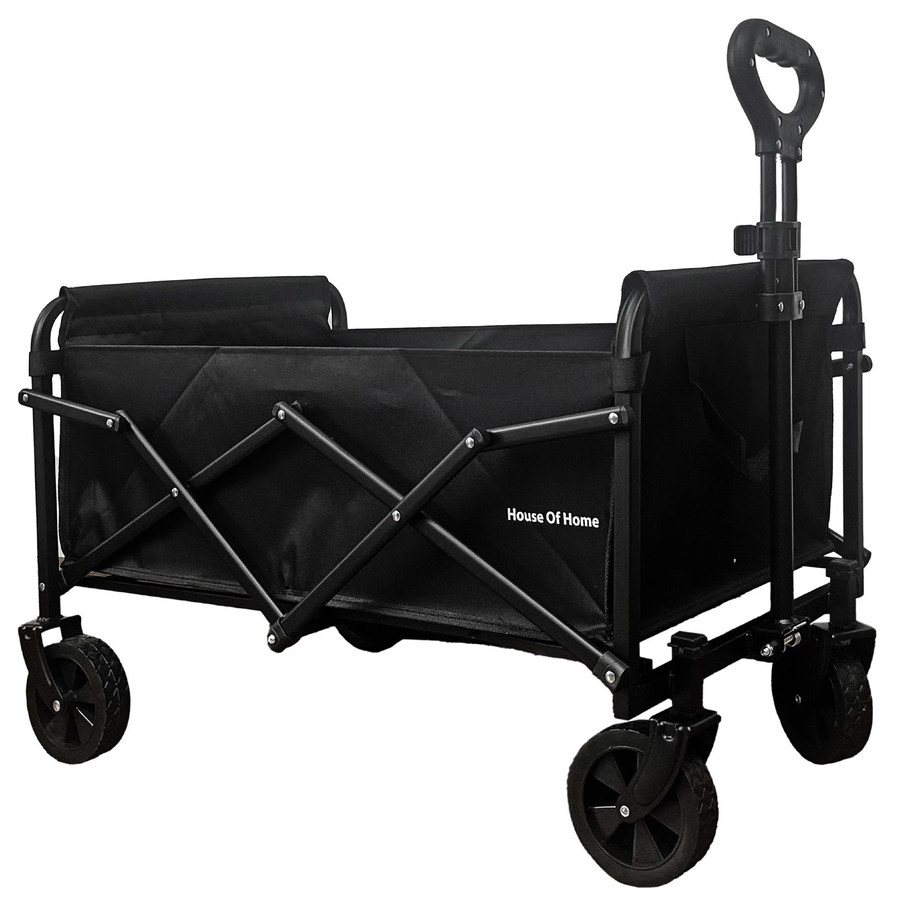 Foldable Utility Trolley Garden Home Camping Festivals Collapsible Cart 3 Sizes - Picture 10 of 33