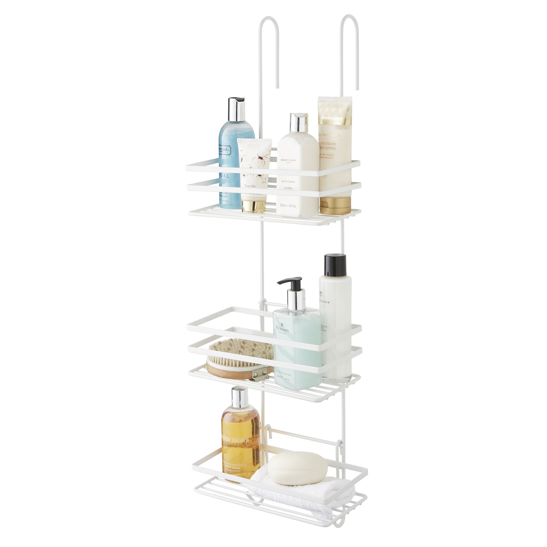 Metallic 2 3 Tier Shower Caddy Bathroom Storage Rack Shelf Organiser