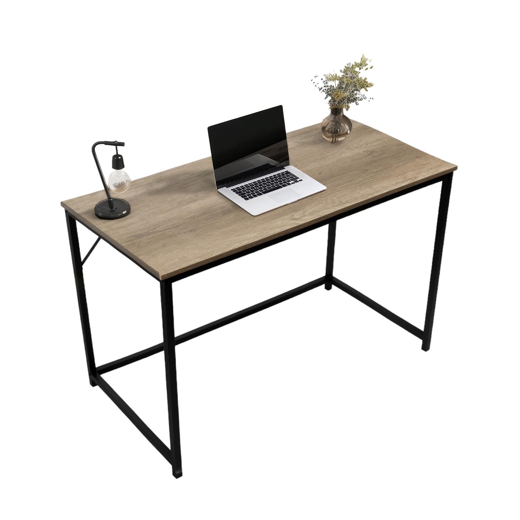 Wood Grain Style Desk Computer PC Laptop Table Home Office Study Workstation - Picture 18 of 28