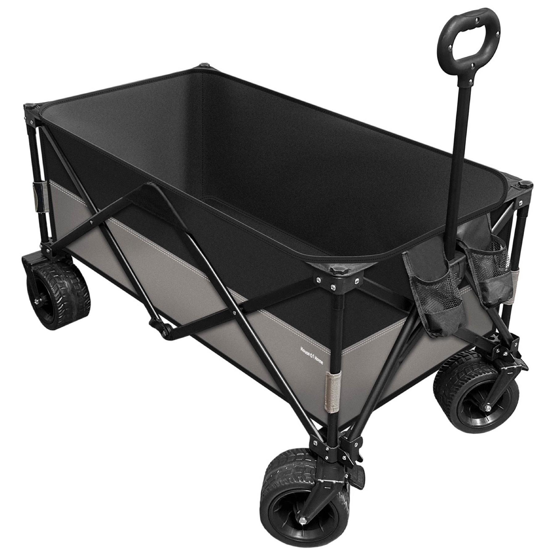Foldable Utility Trolley Garden Home Camping Festivals Collapsible Cart 3 Sizes - Picture 17 of 33