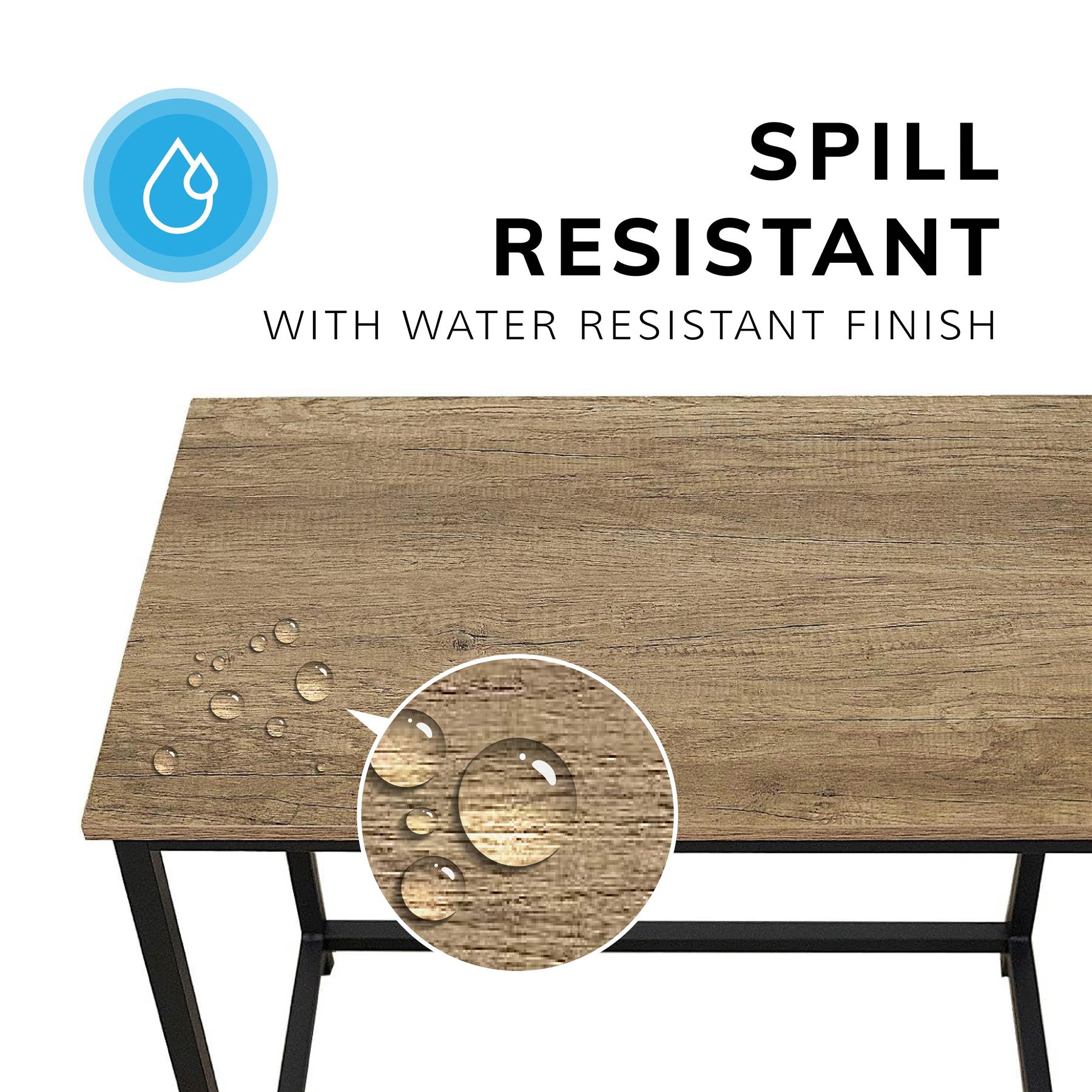 Wood Grain Style Desk Computer PC Laptop Table Home Office Study Workstation - Picture 14 of 28