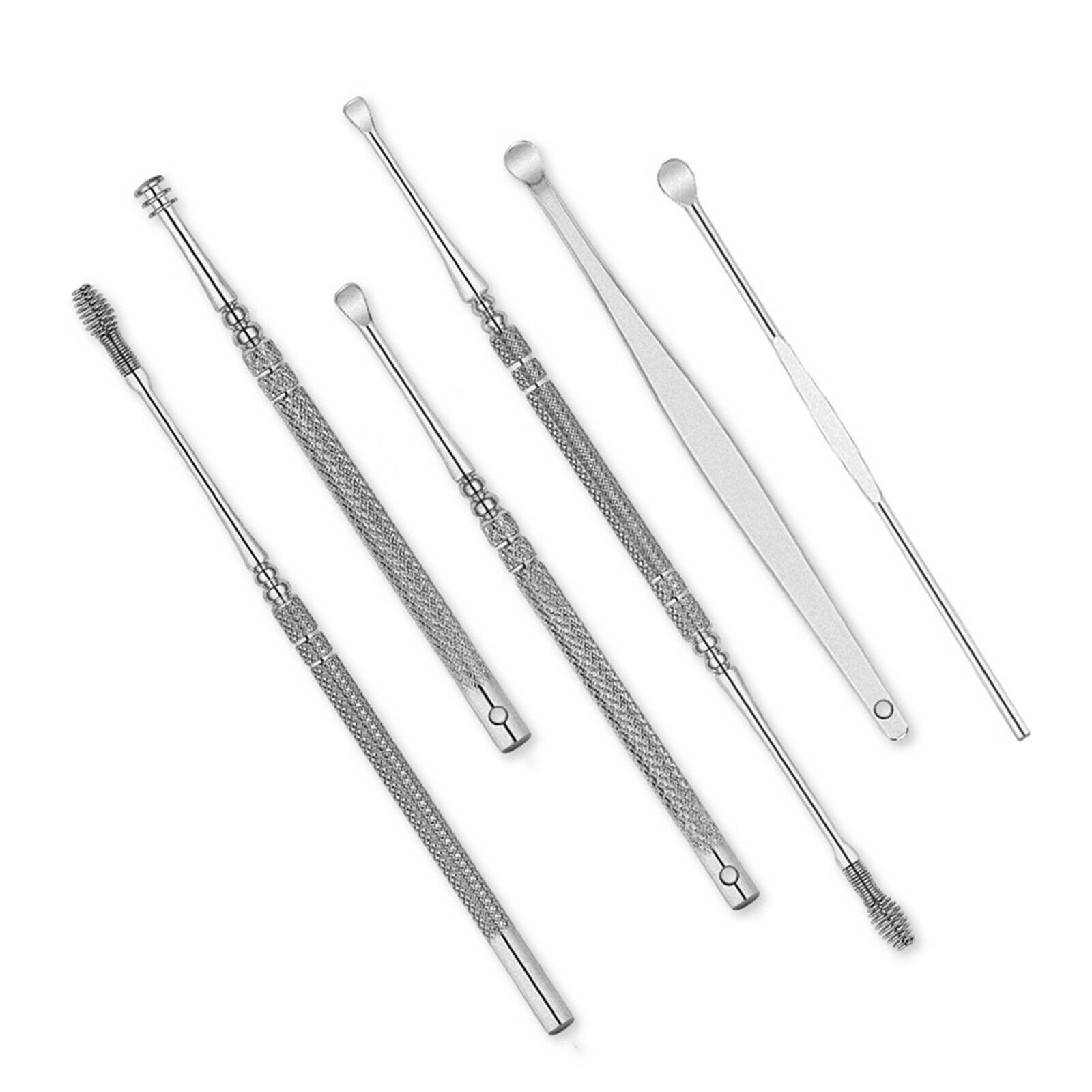 6 Piece Ear Wax Removal Kit Ear Canal Safe Cleaning Tools Stainless