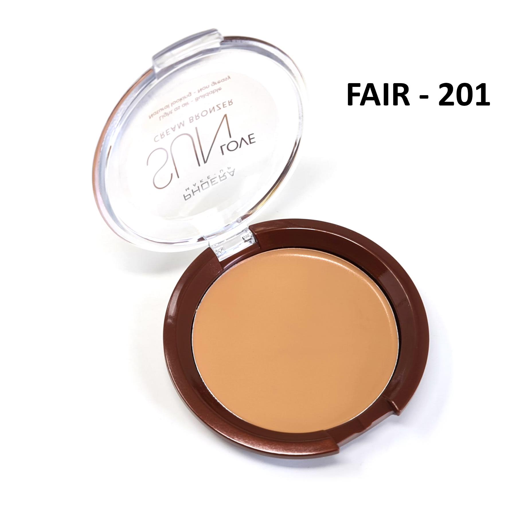PHOERA® Natürlicher Cremeschimmer Bronzer Wasserdicht Gepresstes Pulver 6 Farbtöne UK - Bild 13 von 24