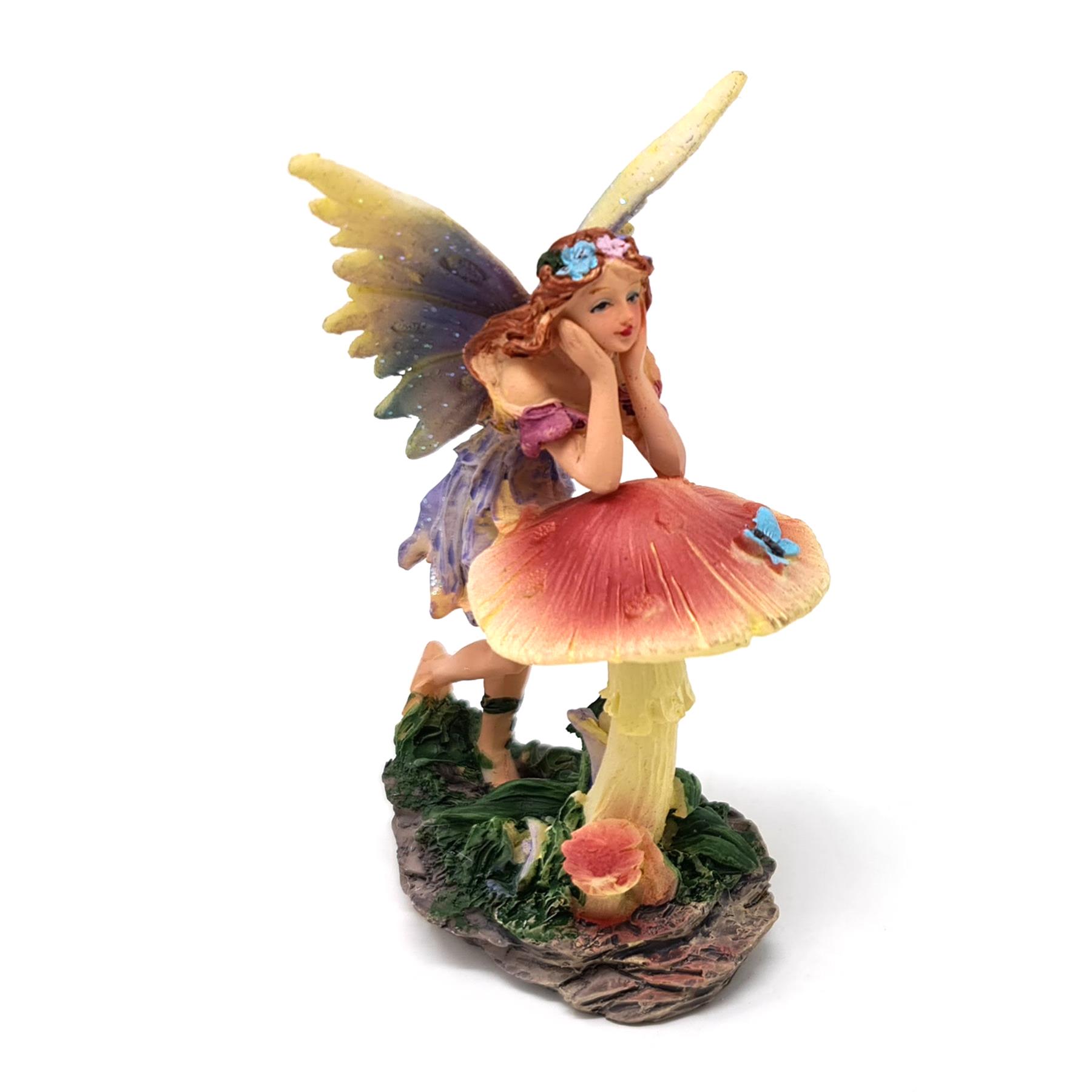 Woodland Friends Blumenfeen Bunter Garten Haus Ornament Fee Figuren - Bild 15 von 37