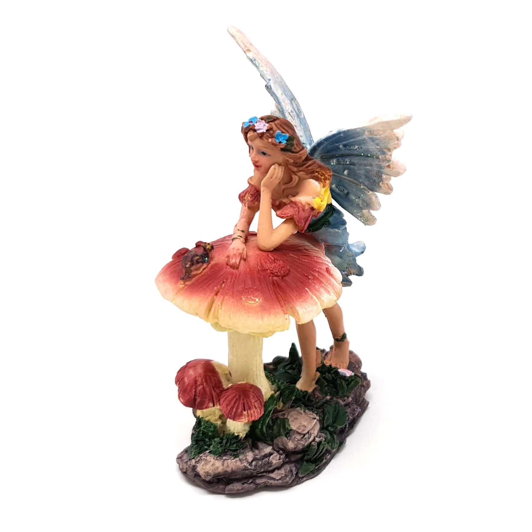 Woodland Friends Blumenfeen Bunter Garten Haus Ornament Fee Figuren - Bild 30 von 37