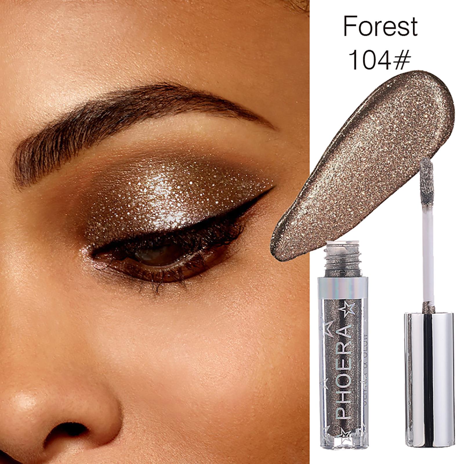 Phoera Eyeshadow Glitter Glow Liquid metallic Eye Shadow Foundation Concealer UK - Bild 16 von 30