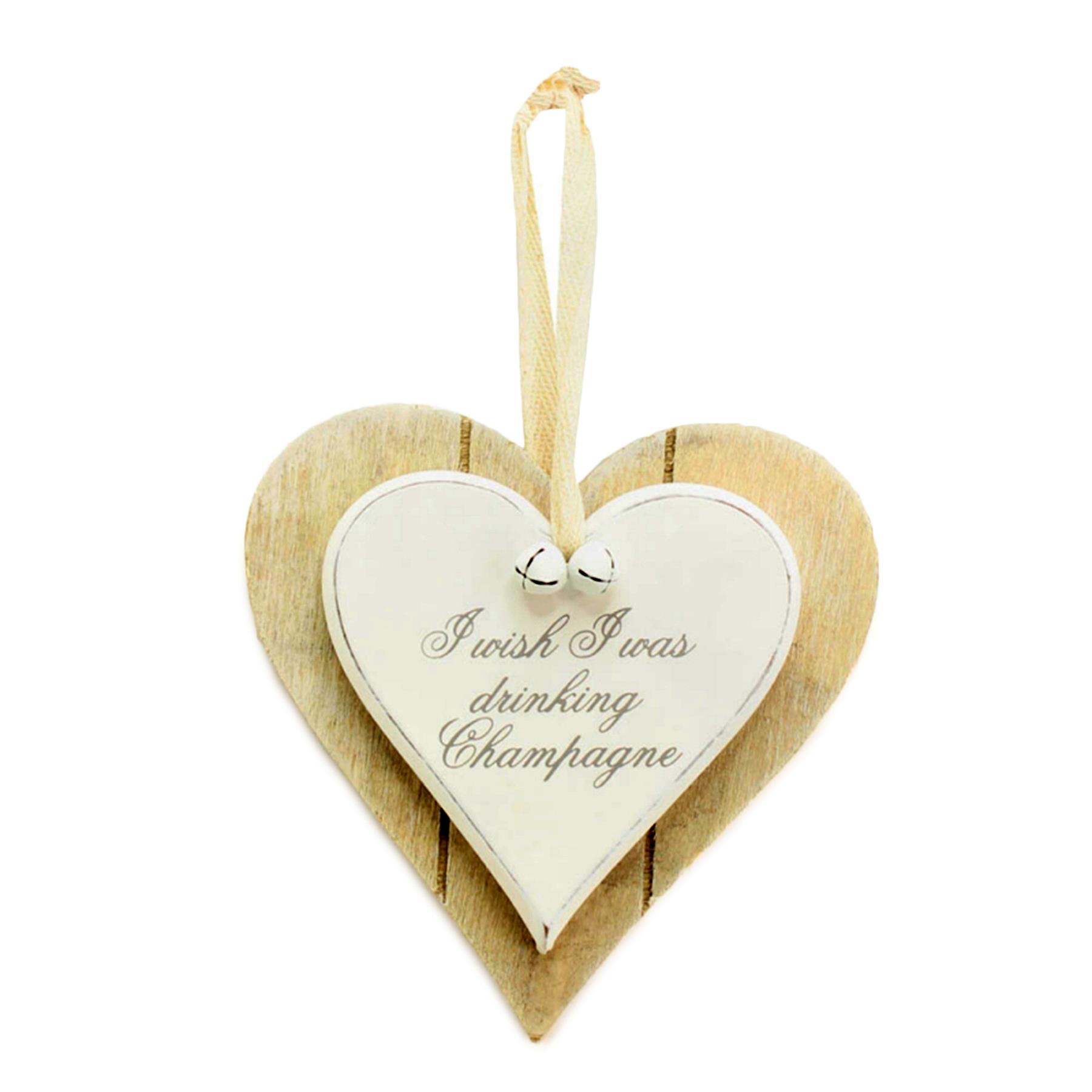 Placas De Pared De Madera En Forma De Corazón Sentimientos Fiesta En Casa - Bild 14 von 24