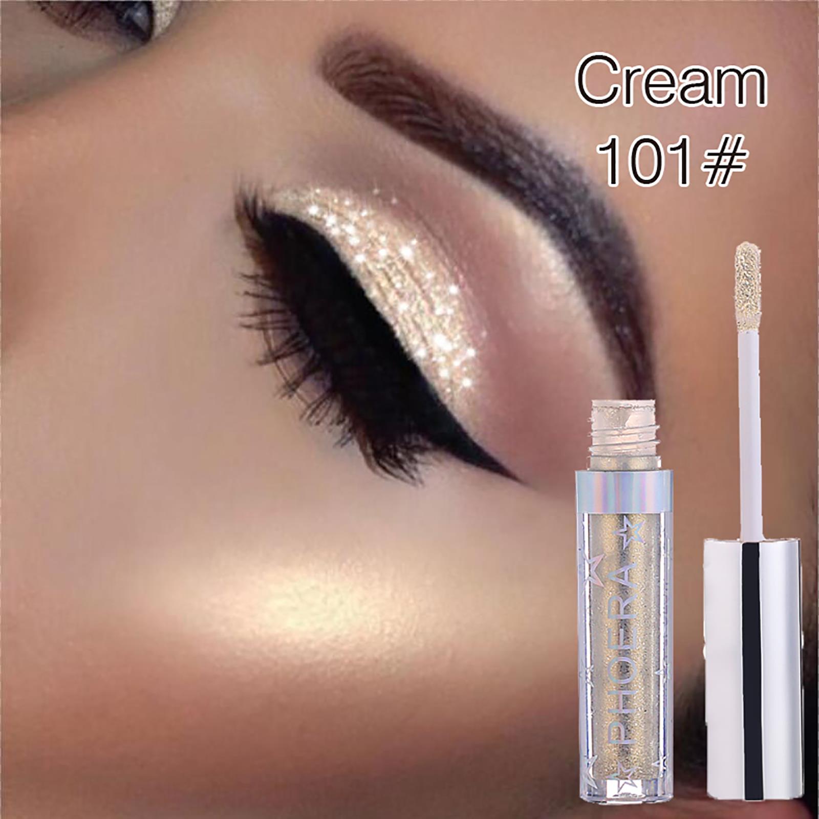 Phoera Eyeshadow Glitter Glow Liquid metallic Eye Shadow Foundation Concealer UK - Bild 13 von 30