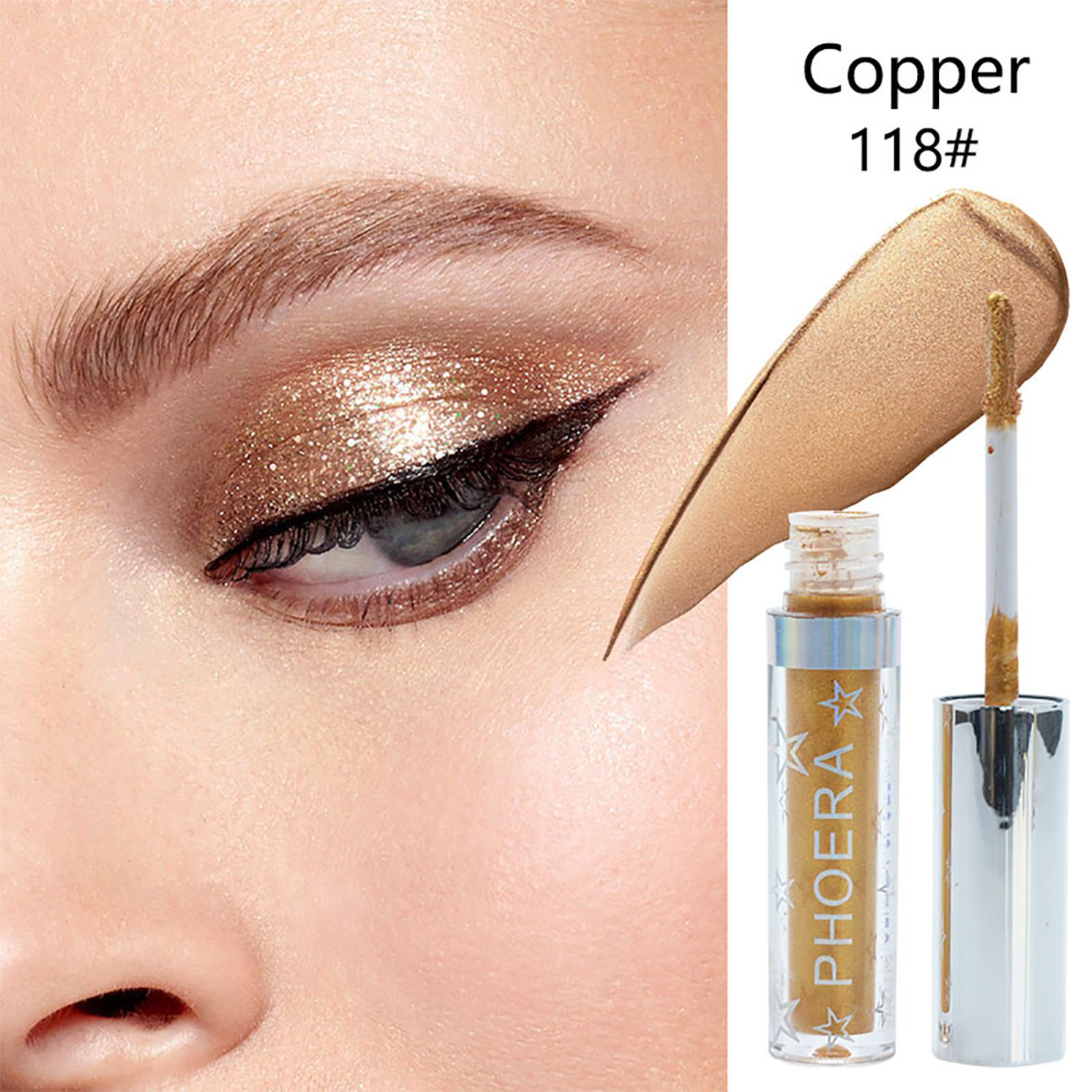 Phoera Eyeshadow Glitter Glow Liquid metallic Eye Shadow Foundation Concealer UK - Bild 30 von 30