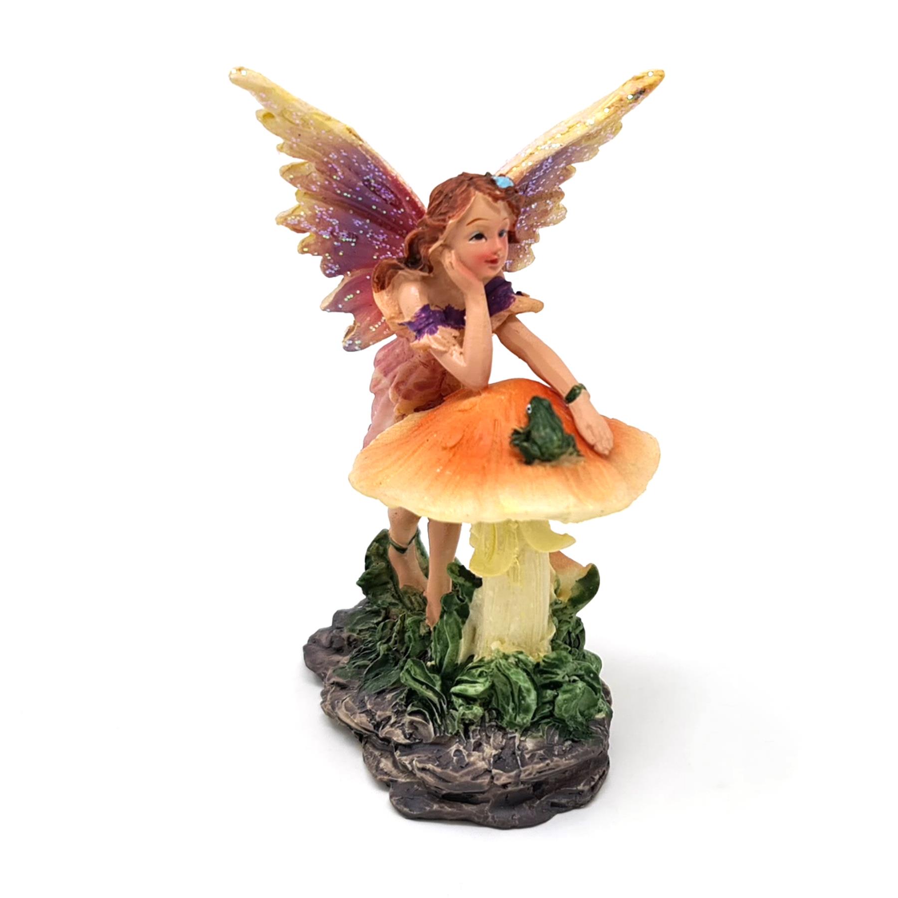 Woodland Friends Blumenfeen Bunter Garten Haus Ornament Fee Figuren - Bild 24 von 37