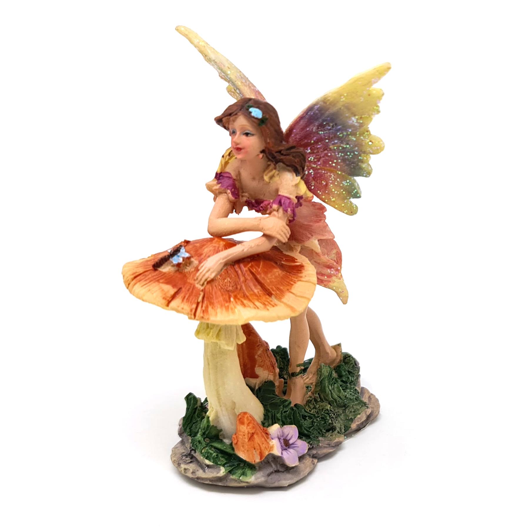 Woodland Friends Blumenfeen Bunter Garten Haus Ornament Fee Figuren - Bild 18 von 37