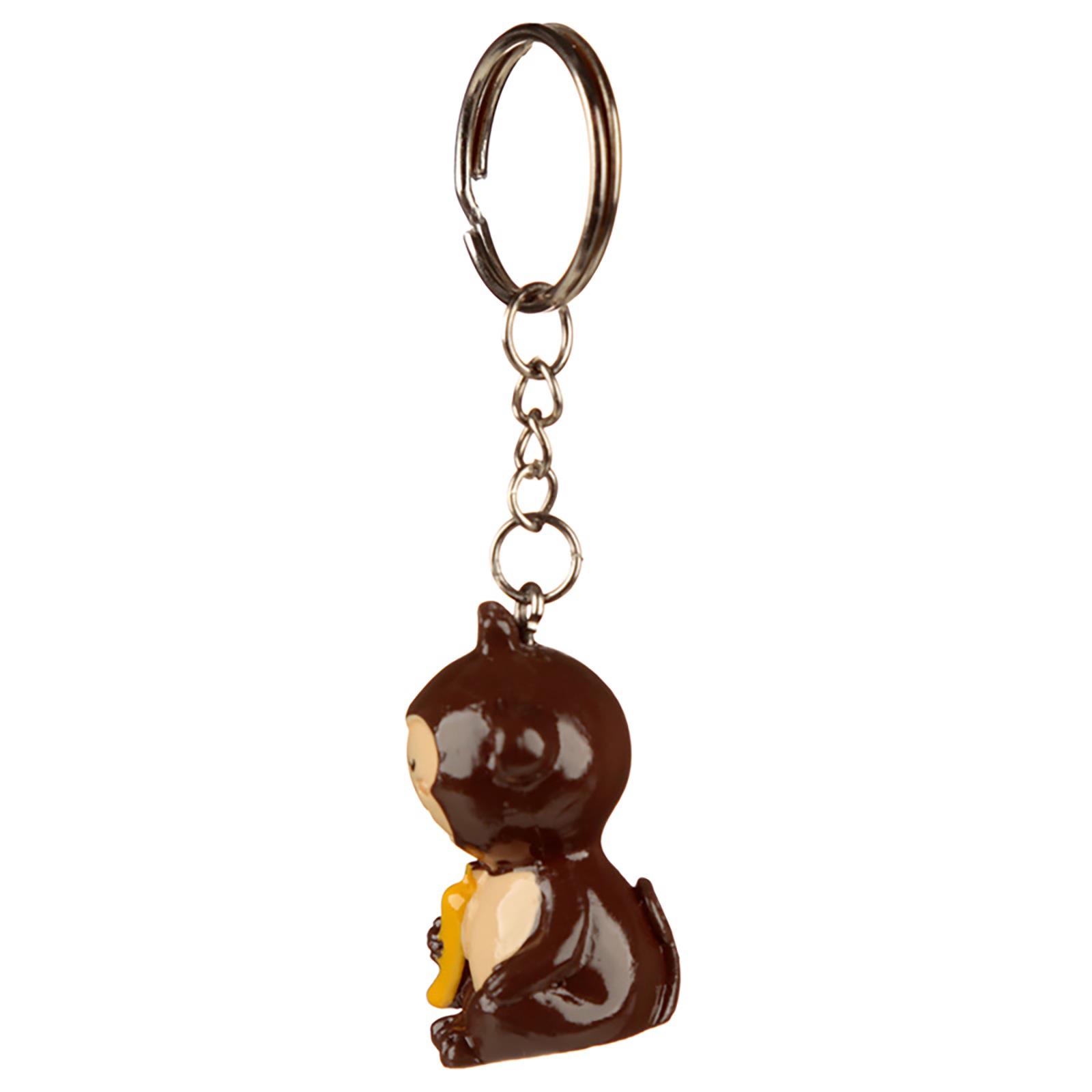 Fun Novelty Keyring Colourful Leather Enamel Resin Metal Collectable