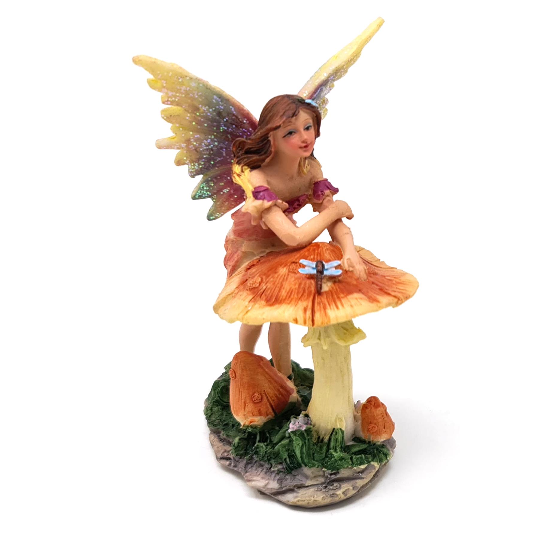 Woodland Friends Blumenfeen Bunter Garten Haus Ornament Fee Figuren - Bild 19 von 37