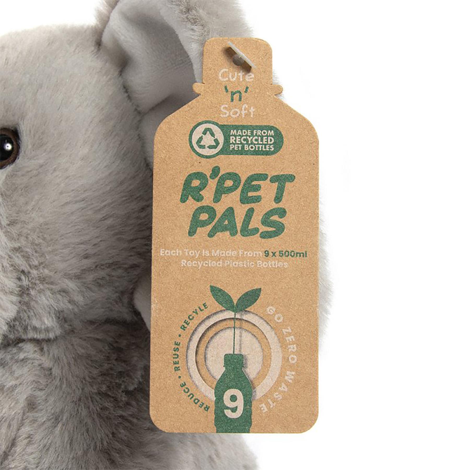 Peluches RPET Pals Sitting 20 cm 100 % bouteilles en plastique recyclées - Picture 30 of 60