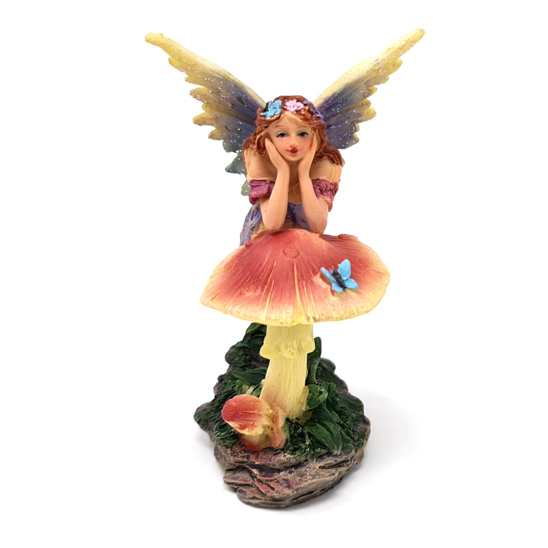 Woodland Friends Blumenfeen Bunter Garten Haus Ornament Fee Figuren - Bild 13 von 37