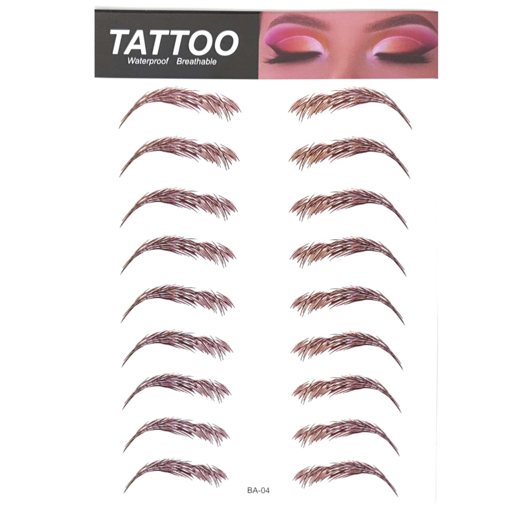 Tatuaje de cejas 4D aspecto real pegatina ceja falsa impermeable pega transpirable - Imagen 14 de 21