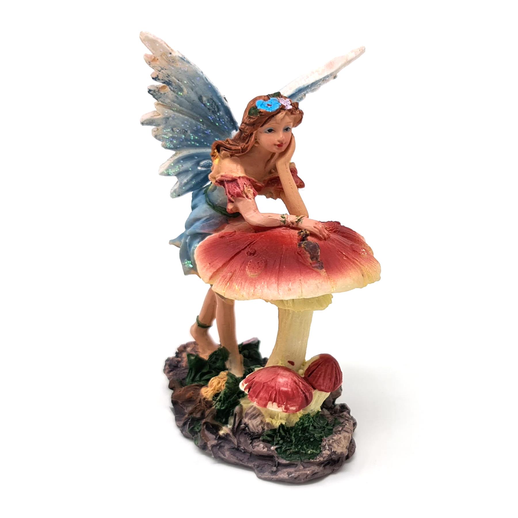 Woodland Friends Blumenfeen Bunter Garten Haus Ornament Fee Figuren - Bild 28 von 37