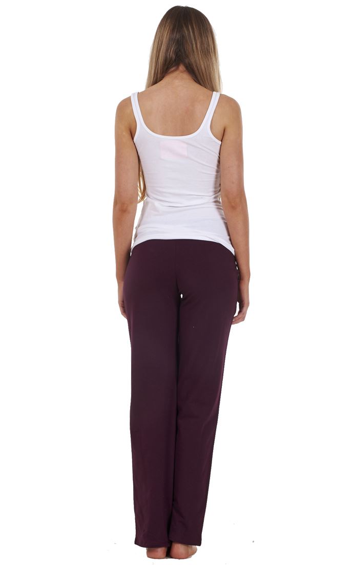 ladies straight leg tracksuit bottoms