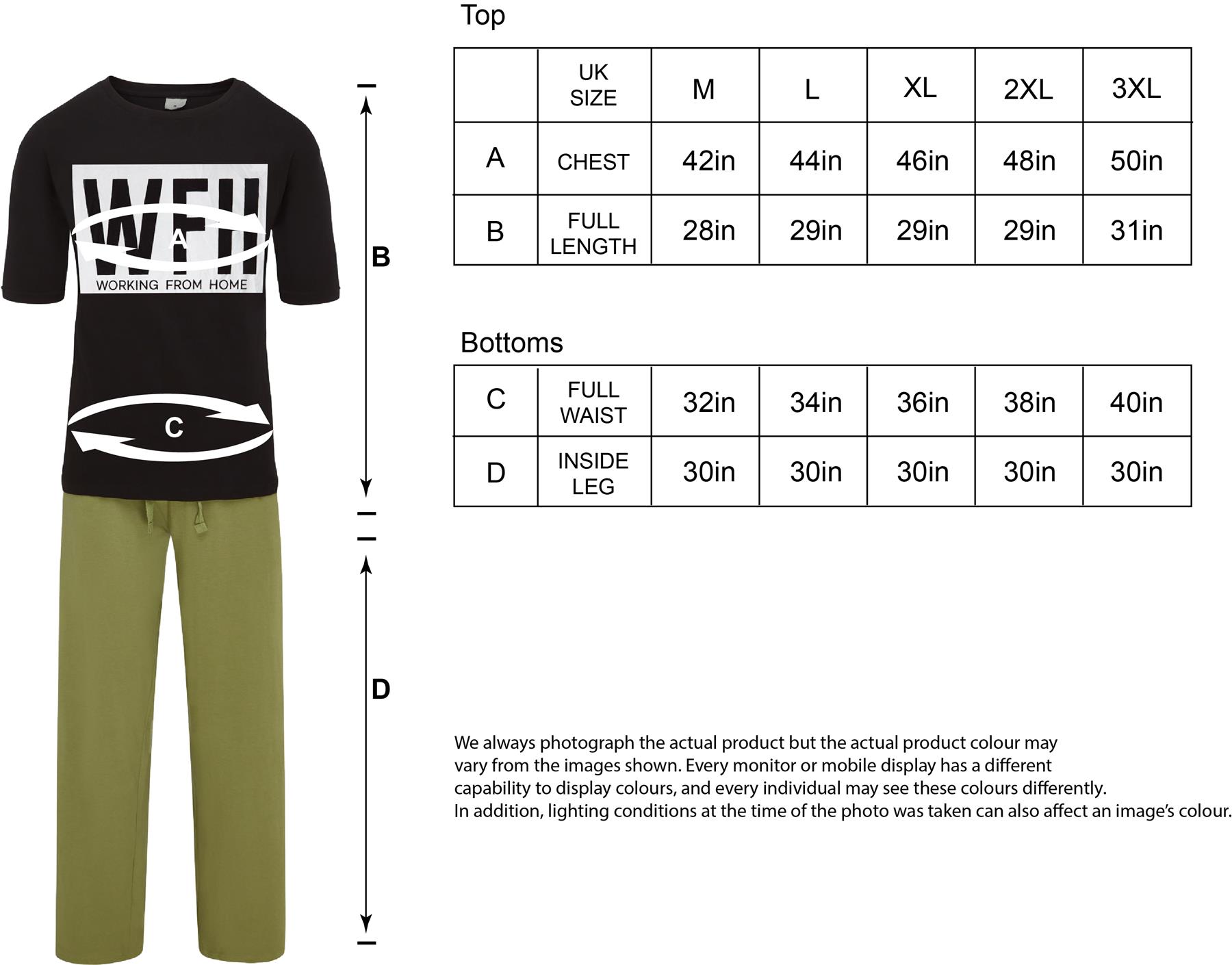 Mens Pyjamas Short Sleeve PJ'S Loungewear Cotton Pockets REDUCED TO CLEAR! - Picture 11 of 23