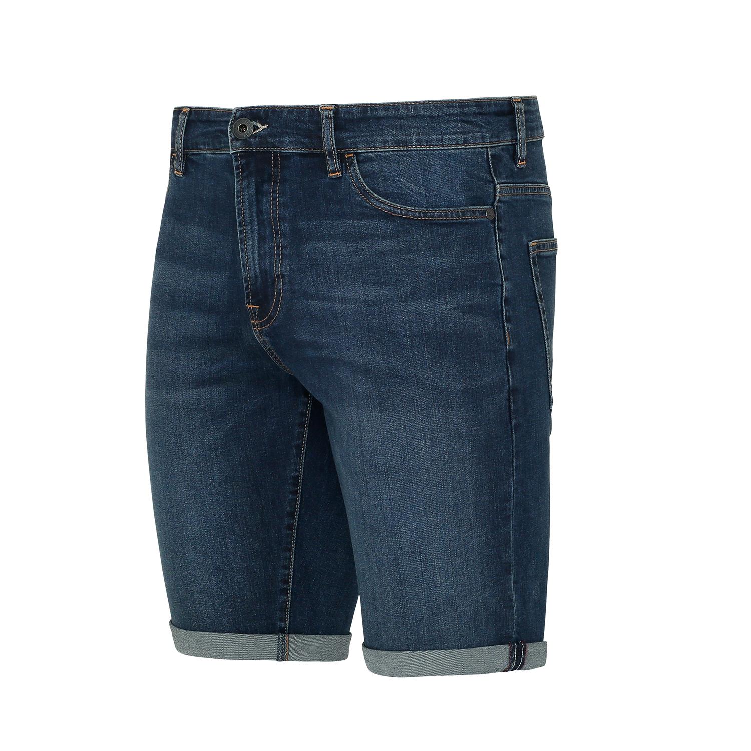 Mens Casual Summer Pockets Holiday Regular Fit Denim Shorts - Picture 7 of 15