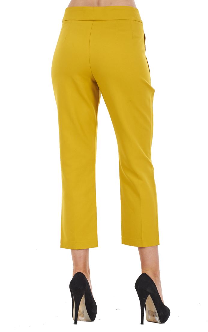 Ladies Cotton Rich Cropped Pants 3/4 Length Capri Summer Trousers - Picture 25 of 64
