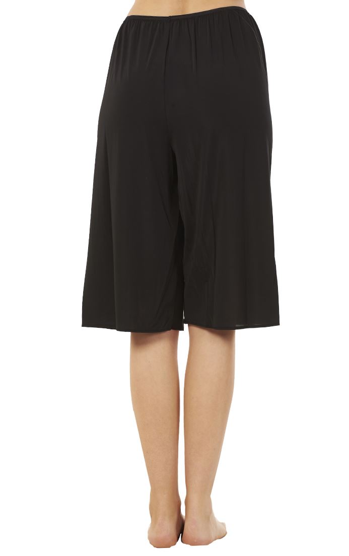 Ladies Seconds Plain Anti Cling Cooling Underskirt Waist Culotte Slip | eBay