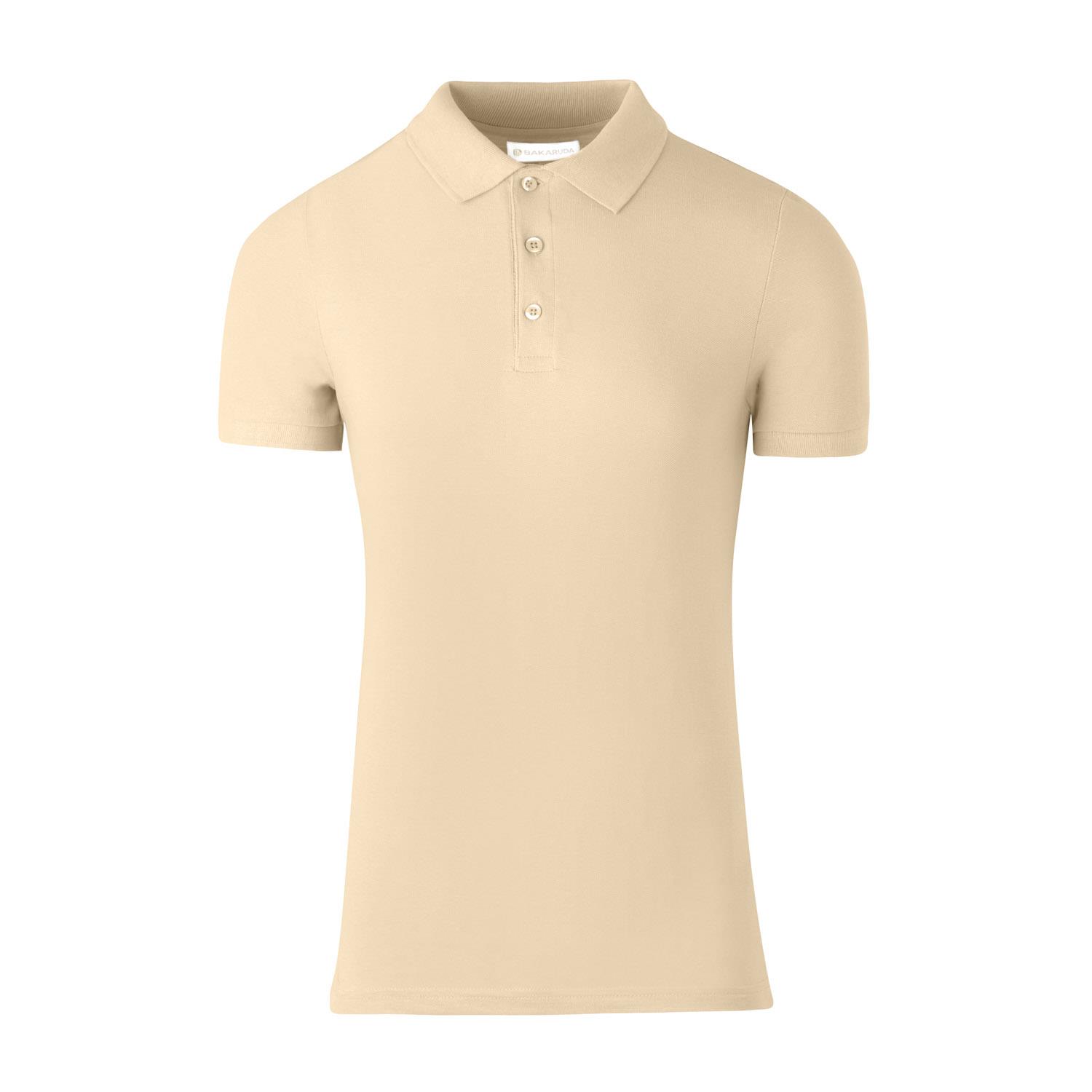 Men's Pure Cotton Plain Top Short Sleeve Polo Tee T-shirt - Picture 56 of 67