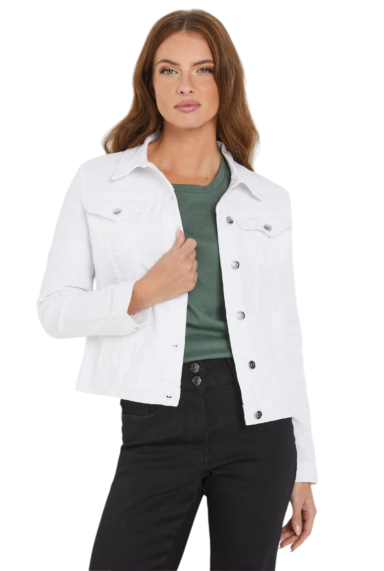 Ladies Premium Stretch Denim Jeans Jacket RRP £40 - Picture 8 of 10