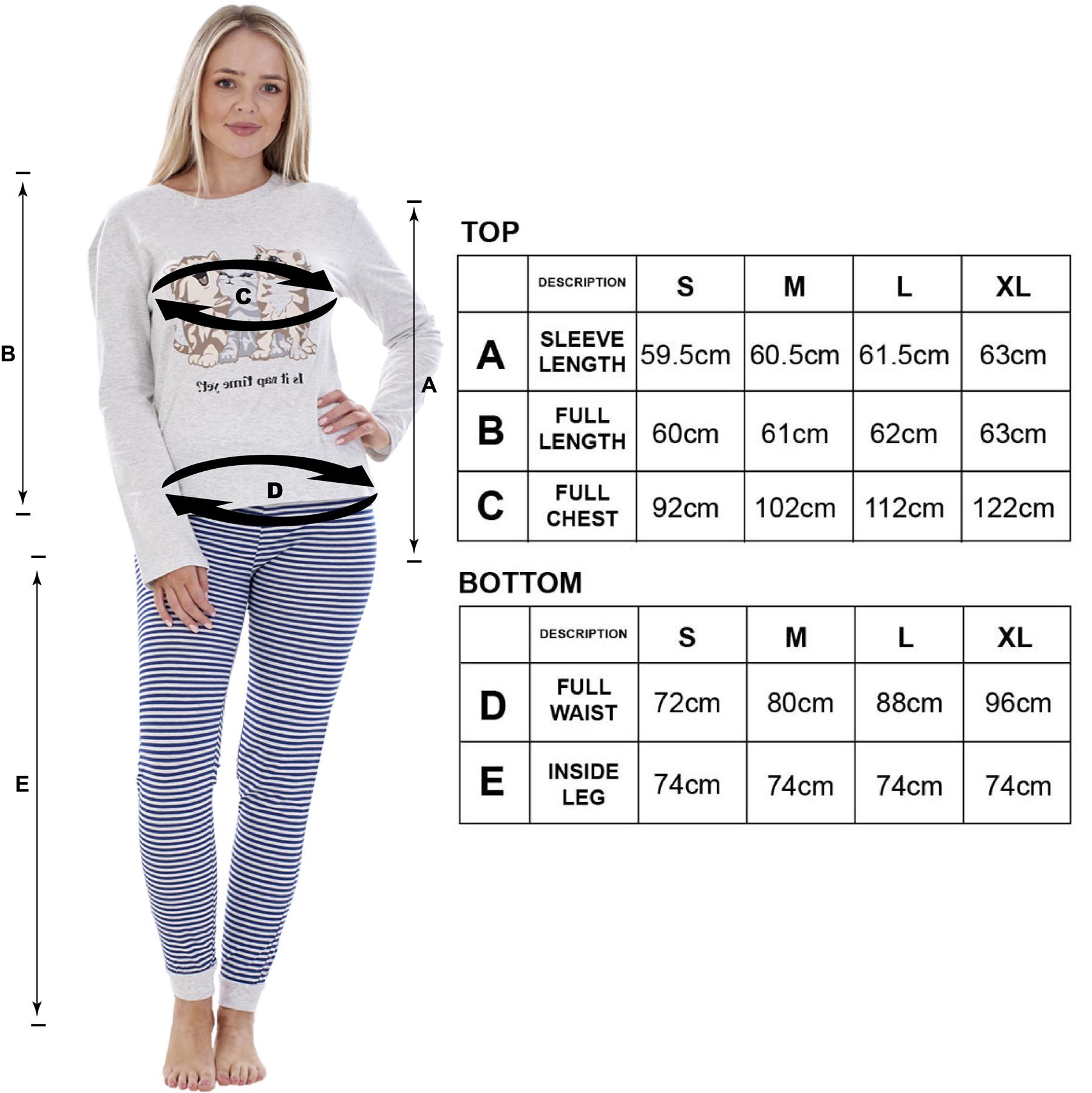 Ladies I Love My Dog Loungewear Cat Pet Cotton Rich PJ'S Pyjama Set - Picture 48 of 48