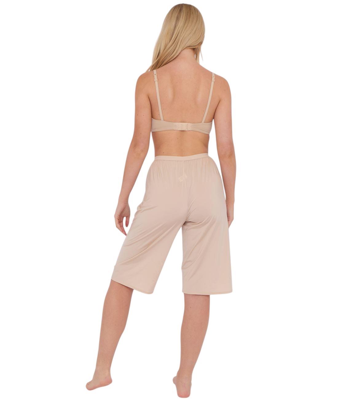 Ladies Plain Anti Cling Cooling Underskirt Petticoat Waist Culotte Leg Slip - Picture 5 of 14