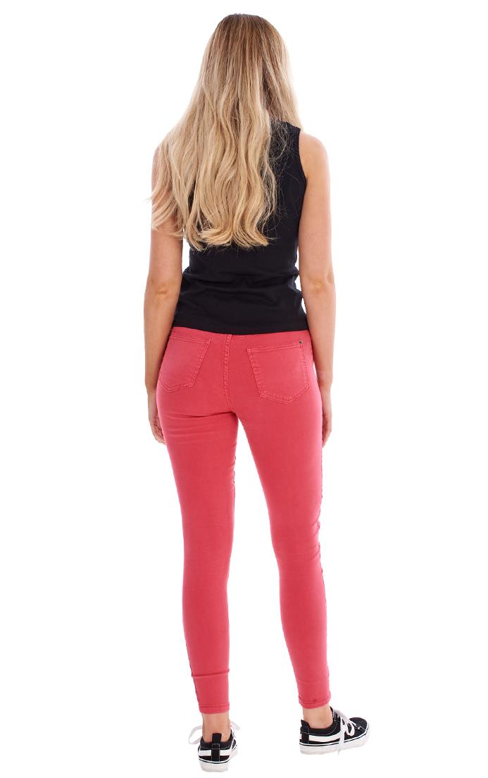 Ladies High Waist Stretch Pockets Denim Super Skinny Jeans - Picture 61 of 68