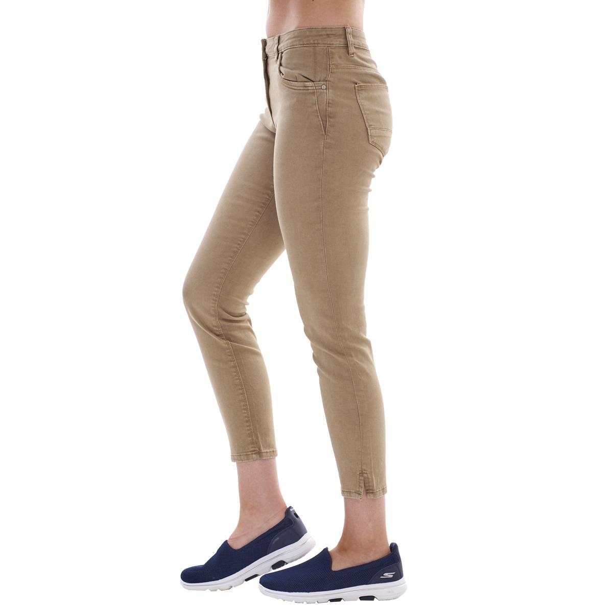Ladies Cropped 7/8 Length Jeans Slim Fit Stretch Pants Capri Crop Pants - Picture 7 of 18