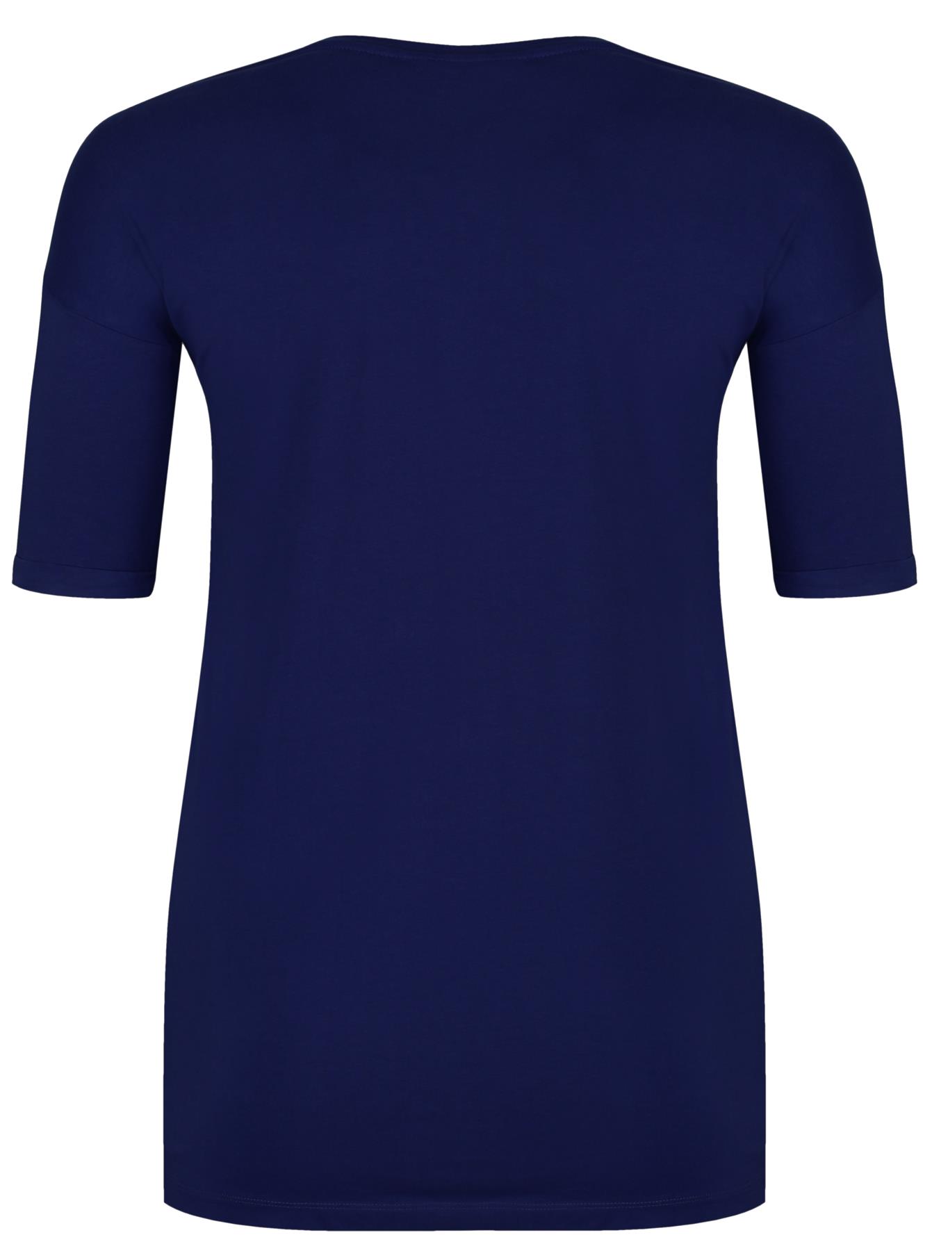 plus size plain black t shirt