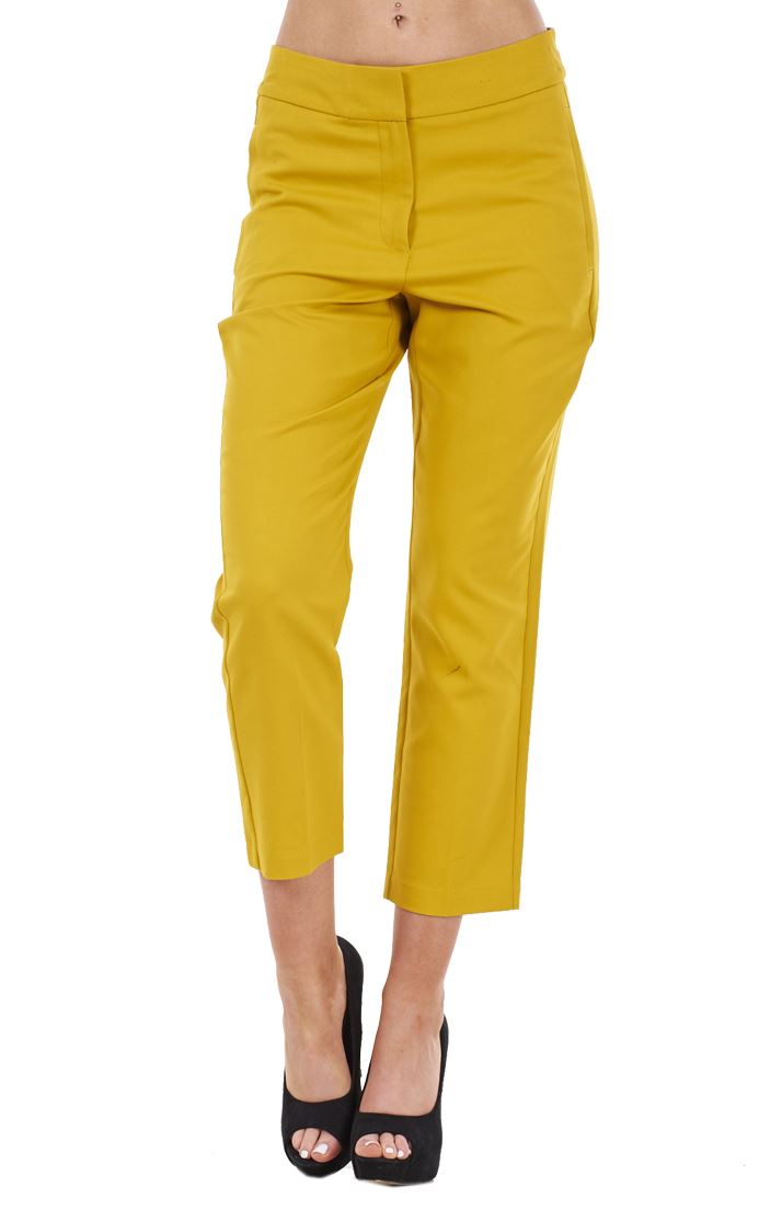 Ladies Cotton Rich Cropped Pants 3/4 Length Capri Summer Trousers - Picture 23 of 64