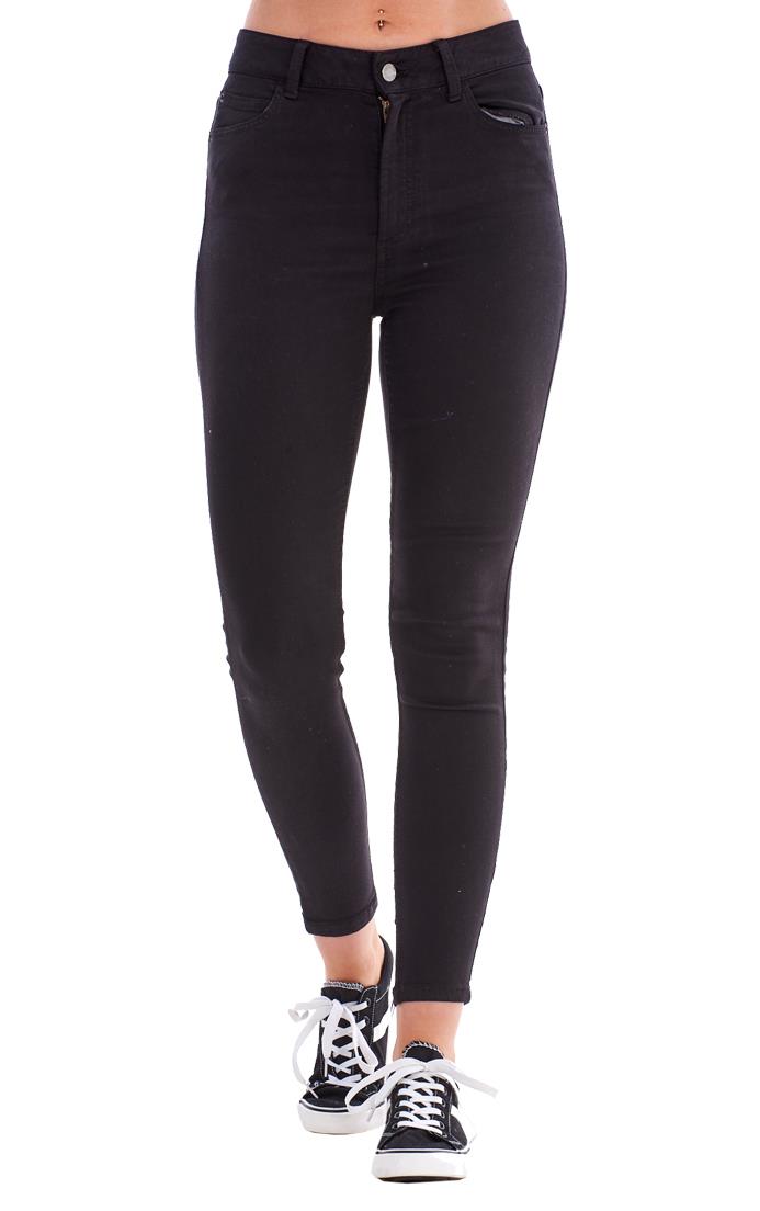 Ladies High Waist Stretch Pockets Denim Super Skinny Jeans - Picture 14 of 68