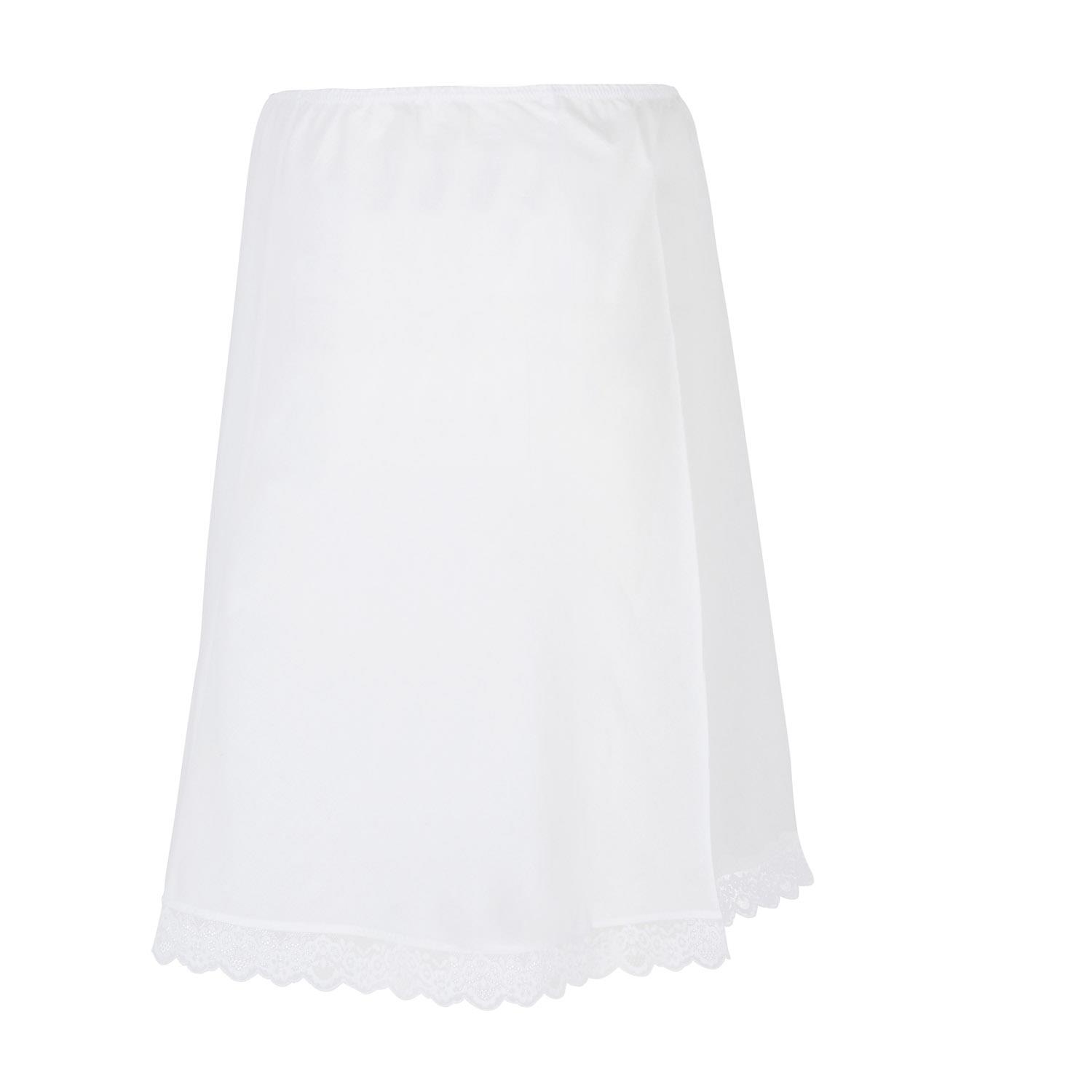 Ladies Pure Cotton Vintage Lace Waist Half Slip - Picture 14 of 16
