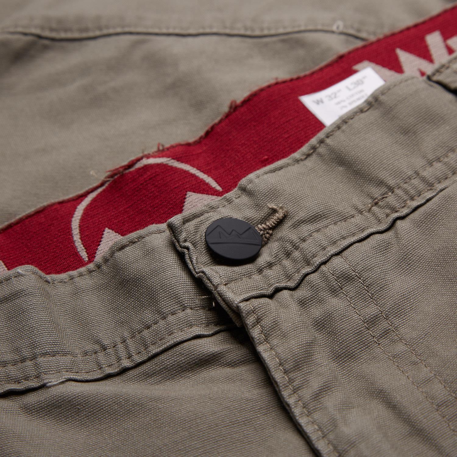 Mens Cotton Straight Fit Pants Stretch Casual Rugged Utility Trousers - Picture 14 of 25