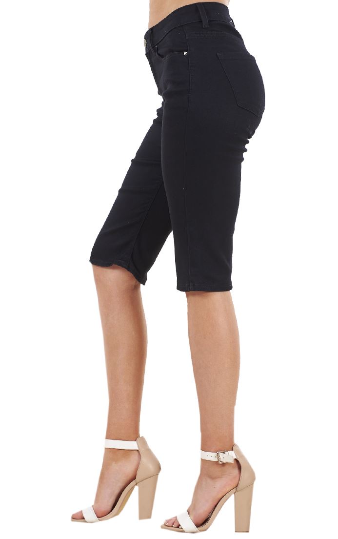 Ladies Denim Summer Holiday Womens Stretch Pockets Shorts eBay