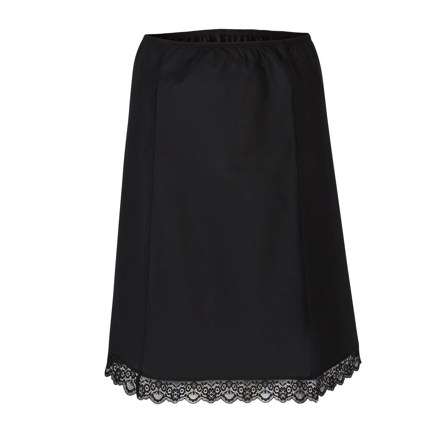 Ladies Pure Cotton Vintage Lace Waist Half Slip - Picture 7 of 16