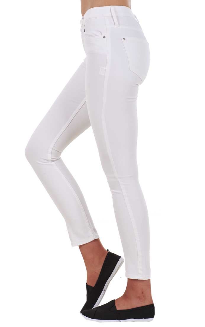 Ladies Push Up Skinny Stretch Pockets Jeggings Mid Waist Jeans Sizes 6, 8 & 10 - Picture 27 of 39