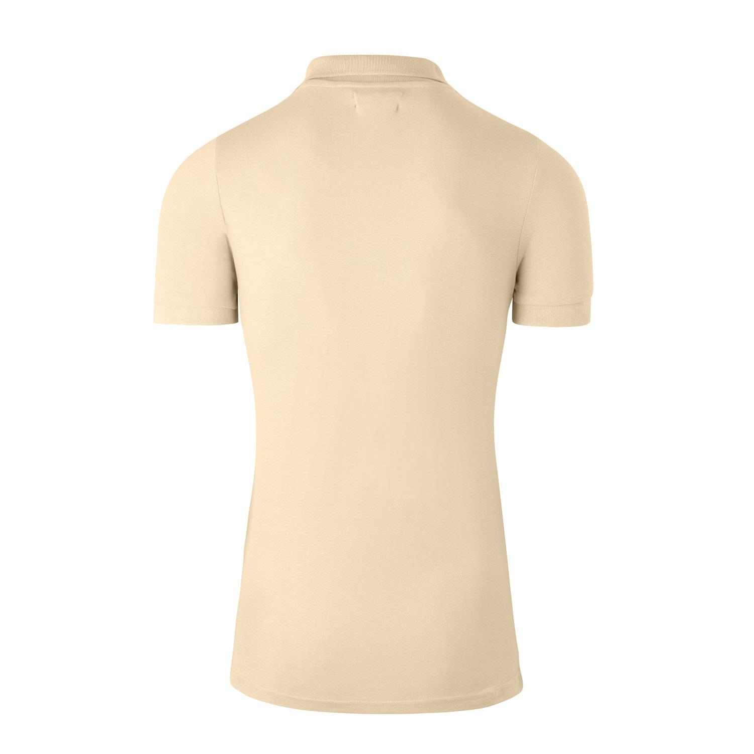 Men's Pure Cotton Plain Top Short Sleeve Polo Tee T-shirt - Picture 62 of 67