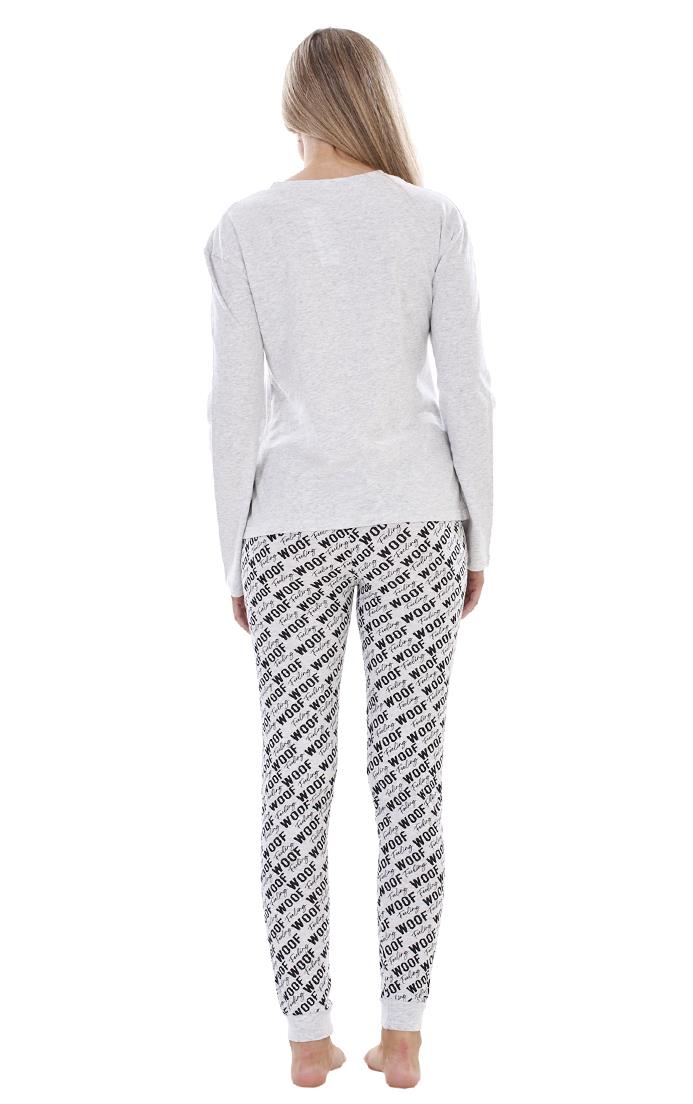 Ladies I Love My Dog Loungewear Cat Pet Cotton Rich PJ'S Pyjama Set - Picture 10 of 48