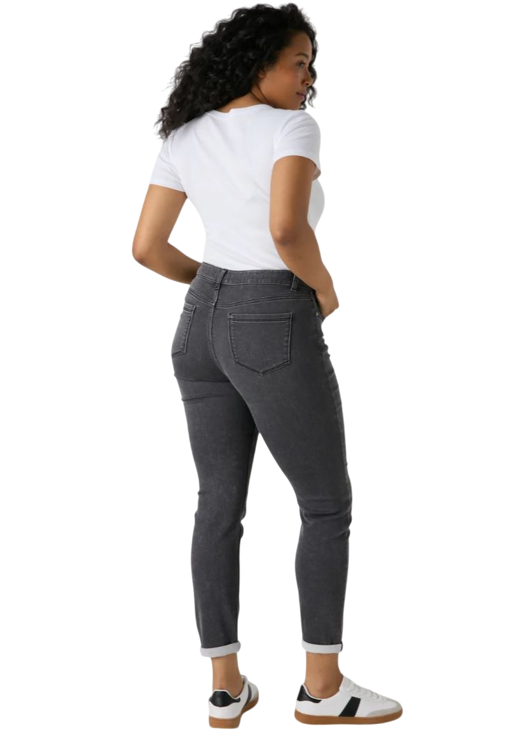 Ladies Relaxed Skinny Stretch Jeans High Rise RRP £21 - Picture 7 of 7
