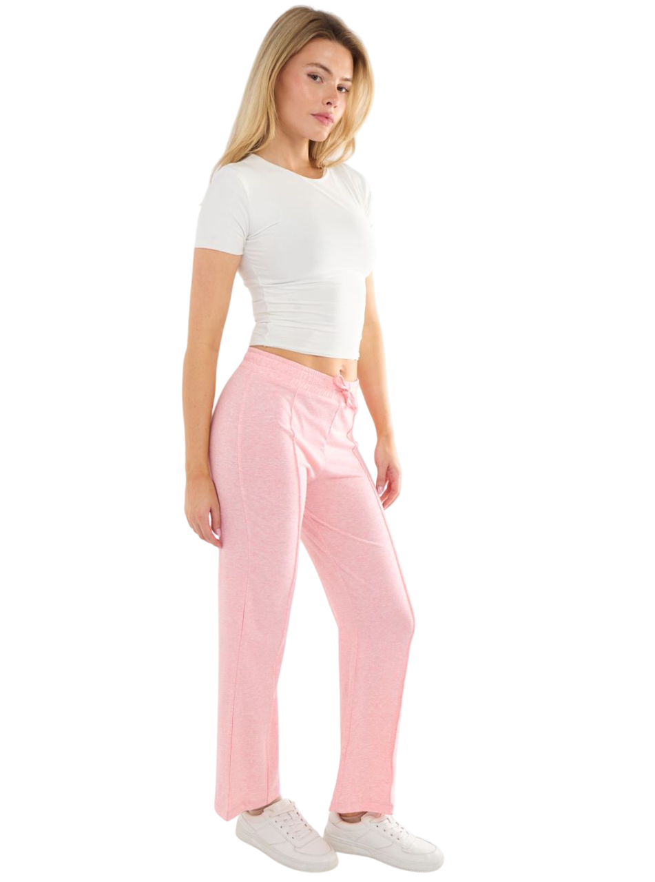 Ladies Flared Joggers 28" Leg Soft Touch Lightweight Stretch Lounge Pants - Picture 12 of 19