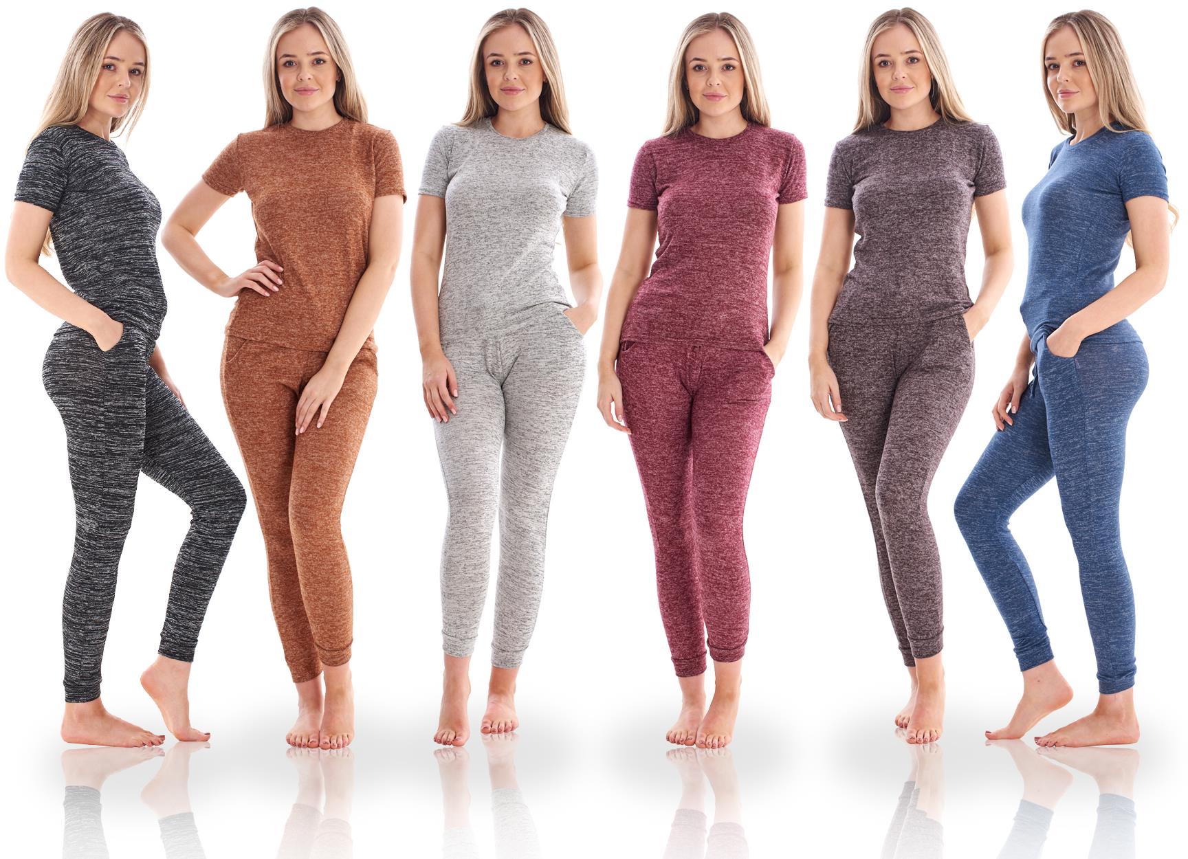 Ladies Short Sleeve Loungewear Set